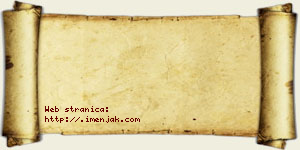 Velislava Joksimović vizit kartica